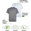 image:imageRBX Boys Tshirts  2 Pack Dry Fit Crewneck Short Sleeve Boys Athletic Shirts Kids Activewear Sports Sizes 416Castle RockWhite