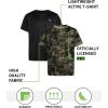image:imageRBX Boys Tshirts  2 Pack Dry Fit Crewneck Short Sleeve Boys Athletic Shirts Kids Activewear Sports Sizes 416Green Camo