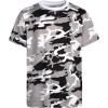 image:imageRBX Boys Tshirts  2 Pack Dry Fit Crewneck Short Sleeve Boys Athletic Shirts Kids Activewear Sports Sizes 416Grey Camo