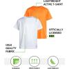 image:imageRBX Boys Tshirts  2 Pack Dry Fit Crewneck Short Sleeve Boys Athletic Shirts Kids Activewear Sports Sizes 416OrangeWhite