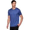 image:imageRBX Mens Workout TShirt Breathable Lightweight Stretch Jersey Moisture Wicking Quick Dry Running Training TopBlue Jacquard Heather