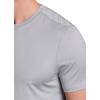 image:imageRBX Mens Workout TShirt Breathable Lightweight Stretch Jersey Moisture Wicking Quick Dry Running Training TopJacquard Grey