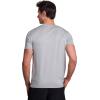 image:imageRBX Mens Workout TShirt Breathable Lightweight Stretch Jersey Moisture Wicking Quick Dry Running Training TopJacquard Grey