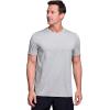 image:imageRBX Mens Workout TShirt Breathable Lightweight Stretch Jersey Moisture Wicking Quick Dry Running Training TopJacquard Grid Grey