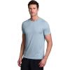 image:imageRBX Mens Workout TShirt Breathable Lightweight Stretch Jersey Moisture Wicking Quick Dry Running Training TopJacquard Light Blue