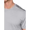 image:imageRBX Mens Workout TShirt Breathable Lightweight Stretch Jersey Moisture Wicking Quick Dry Running Training TopSpace Dye Grey