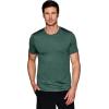 image:imageRBX Mens Workout TShirt Breathable Lightweight Stretch Jersey Moisture Wicking Quick Dry Running Training TopSpace Dye Jasper Green