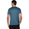 image:imageRBX Mens Workout TShirt Breathable Lightweight Stretch Jersey Moisture Wicking Quick Dry Running Training TopStripe Dark Teal