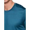 image:imageRBX Mens Workout TShirt Breathable Lightweight Stretch Jersey Moisture Wicking Quick Dry Running Training TopTeal Jacquard Heather
