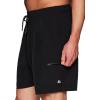 image:imageRBX Mens Woven Gym Shorts 7 Quick Drying Running Shorts with Pockets Athletic Fit XDri Moisture Wicking Training ShortsCargo Black