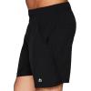 image:imageRBX Mens Woven Gym Shorts 7 Quick Drying Running Shorts with Pockets Athletic Fit XDri Moisture Wicking Training ShortsLaser Cut Black