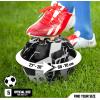 image:imageRBX Size 5 Soccer Ball Durable 32 MachineStitched Panel Construction Superior Air Retention All Weather Design High Contrast GraphicsWhiteBlack