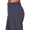 image:imageRBX Womens Ankle Pant Quick Drying Lightweight Stretch Woven FlatFront Straight Leg PantsRibbed Side Blue Smoke