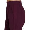 image:imageRBX Womens Ankle Pant Quick Drying Lightweight Stretch Woven FlatFront Straight Leg PantsRibbed Side Burgundy