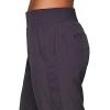 image:imageRBX Womens Ankle Pant Quick Drying Lightweight Stretch Woven FlatFront Straight Leg PantsRibbed Side Charcoal