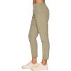 image:imageRBX Womens Ankle Pant Quick Drying Lightweight Stretch Woven FlatFront Straight Leg PantsRibbed Side Sage