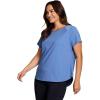 image:imageRBX Active Womens Workout Top with Mesh Panels Breathable Quick Drying Gym Running TShirt with Plus SizesRiverside