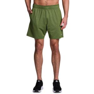 image:imageRBX Active Mens Gym Shorts Moisture Wicking Quick Drying Jersey Running Workout Shorts with PocketsKale Green