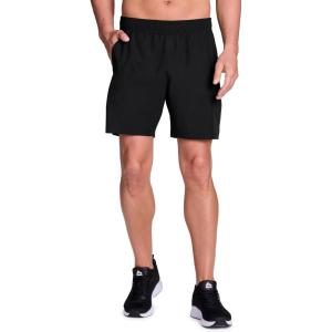 image:imageRBX Mens Woven Gym Shorts 7 Quick Drying Running Shorts with Pockets Athletic Fit XDri Moisture Wicking Training ShortsJet Black