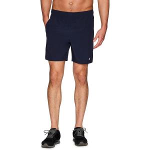 image:imageRBX Mens Woven Gym Shorts 7 Quick Drying Running Shorts with Pockets Athletic Fit XDri Moisture Wicking Training ShortsLaser Cut Navy