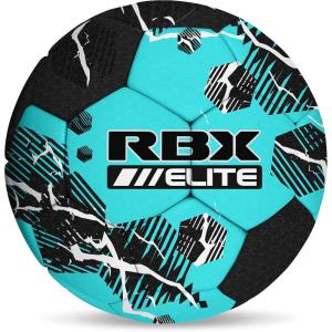 image:imageRBX Size 5 Soccer Ball Durable 32 MachineStitched Panel Construction Superior Air Retention All Weather Design High Contrast GraphicsMint