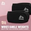 image:imageRBX Wrist amp Ankle Weights Set 2LB Pair1LB Each Adjustable Comfort Fit for Training amp ToningBlack