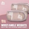 image:imageRBX Wrist amp Ankle Weights Set 2LB Pair1LB Each Adjustable Comfort Fit for Training amp ToningCream