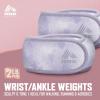 image:imageRBX Wrist amp Ankle Weights Set 2LB Pair1LB Each Adjustable Comfort Fit for Training amp ToningLight Purple