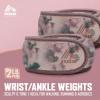 image:imageRBX Wrist amp Ankle Weights Set 2LB Pair1LB Each Adjustable Comfort Fit for Training amp ToningRose Gold