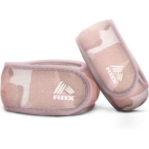 image:imageRBX Wrist amp Ankle Weights Set 2LB Pair1LB Each Adjustable Comfort Fit for Training amp ToningCream