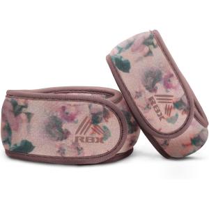 image:imageRBX Wrist amp Ankle Weights Set 2LB Pair1LB Each Adjustable Comfort Fit for Training amp ToningRose Gold