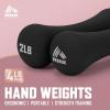 image:imageRBX 4LB Hand Weights 2LB each Neoprene Hand Weights for Home Workouts Cardio amp Strength Training Home Gym EquipmentBlack