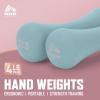 image:imageRBX 4LB Hand Weights 2LB each Neoprene Hand Weights for Home Workouts Cardio amp Strength Training Home Gym EquipmentPastel Blue
