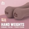 image:imageRBX 4LB Hand Weights 2LB each Neoprene Hand Weights for Home Workouts Cardio amp Strength Training Home Gym EquipmentRose Gold