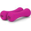 image:imageRBX 4LB Hand Weights 2LB each Neoprene Hand Weights for Home Workouts Cardio amp Strength Training Home Gym EquipmentBright Pink