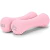 image:imageRBX 4LB Hand Weights 2LB each Neoprene Hand Weights for Home Workouts Cardio amp Strength Training Home Gym EquipmentLight Pink