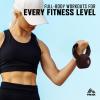 image:imageRBX Neoprene Kettlebell Wide Handle Iron Core Flat Bottom Great for All Fitness LevelsBrown