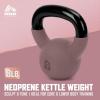 image:imageRBX Neoprene Kettlebell Wide Handle Iron Core Flat Bottom Great for All Fitness LevelsRose Gold
