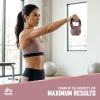 image:imageRBX Neoprene Kettlebell Wide Handle Iron Core Flat Bottom Great for All Fitness LevelsRose Gold