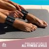 image:imageRBX Adjustable Ankle amp Wrist Weights Customizable for Pilates Yoga Walking Barre Home Workouts amp Strength TrainingBlack
