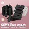 image:imageRBX Adjustable Ankle amp Wrist Weights Customizable for Pilates Yoga Walking Barre Home Workouts amp Strength TrainingBlack