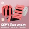 image:imageRBX Adjustable Ankle amp Wrist Weights Customizable for Pilates Yoga Walking Barre Home Workouts amp Strength TrainingCoral