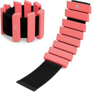 image:imageRBX Adjustable Ankle amp Wrist Weights Customizable for Pilates Yoga Walking Barre Home Workouts amp Strength TrainingCoral