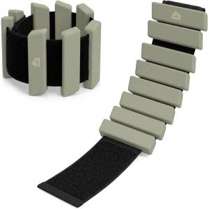 image:imageRBX Adjustable Ankle amp Wrist Weights Customizable for Pilates Yoga Walking Barre Home Workouts amp Strength TrainingOlive